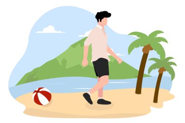 Seyahat Düz Çizim Tasarımı