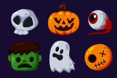 Cadılar Bayramı Elementi Koleksiyonunu Ayarla