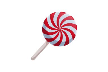 Tatlı Lolipop Noel Şeker Çıkartması