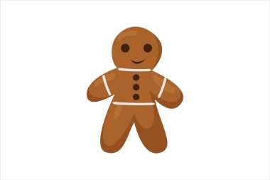 Tatlı zencefilli kurabiye Kurabiye Noel çıkartması