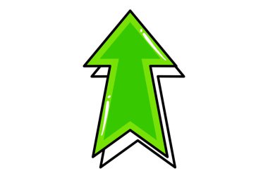 Ok Vurgulaması Not Etiketi Tasarımı