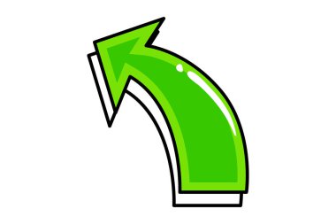 Ok Vurgulaması Not Etiketi Tasarımı