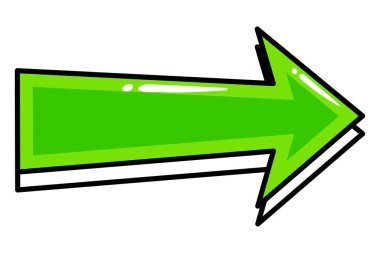 Ok Vurgulaması Not Etiketi Tasarımı