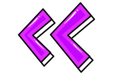 Ok Vurgulaması Not Etiketi Tasarımı