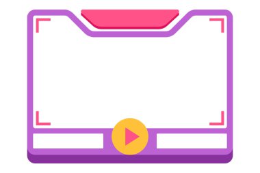 Video Çerçeve Yapıştırıcı Şablonu Tasarımı