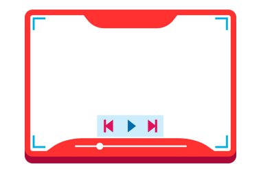 Video Çerçeve Yapıştırıcı Şablonu Tasarımı