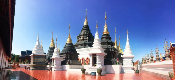 Πανοραμική Σκηνή Του Wat Den Sali Mueang Kaen Που Είναι — Φωτογραφία Αρχείου