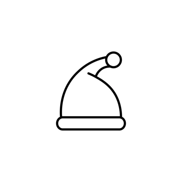 Pictograph Chapéu Santa Para Logotipo Modelo Ícone Identidade Vetores Desenhos — Vetor de Stock