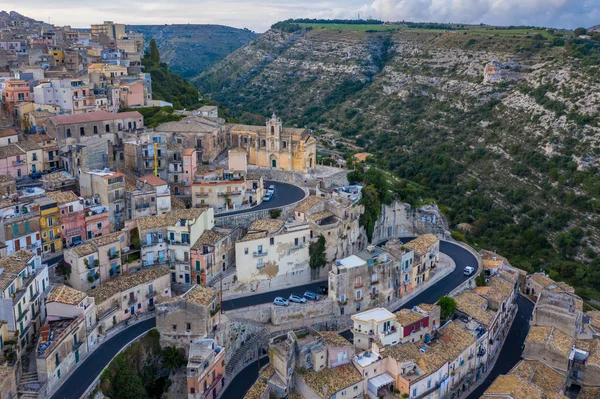 View Ragusa Ragusa Ibla Unesco Heritage Town Italian Island Sicily — Stock Photo, Image