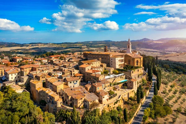 Pienza Town Province Siena Tuscany Italy Europe Tuscany Pienza Italian — Stock Photo, Image