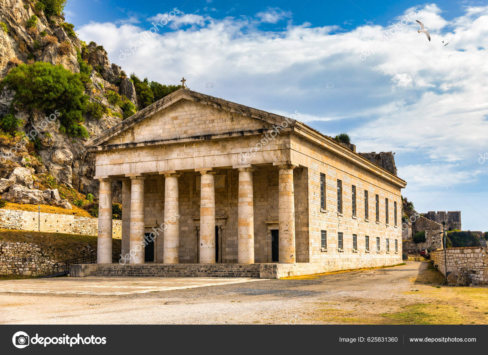 Old Fortress in Corfu, Greece