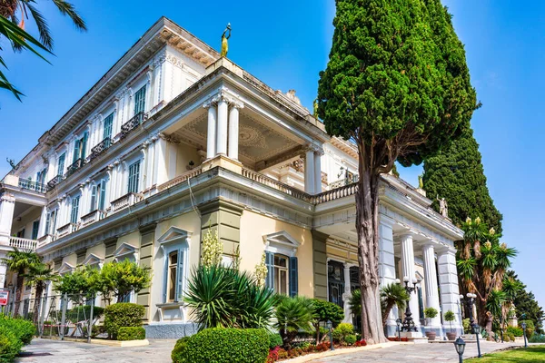 Achilleion Palace Corfu Island Greece Built Empress Austria Elisabeth Bavaria — ストック写真