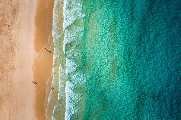Aerial View Beach Corralejo Park Fuerteventura Canary Islands Corralejo Beach — Stock Photo, Image