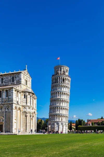 Leaning Tower Pisa Sunny Day Pisa Italy Leaning Tower Pisa — Stok fotoğraf