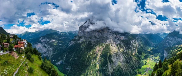 Бруно Знаменитой Природой Водопадами Мбаппе Бернер Швейцария Европа Спектакльный Вид — стоковое фото