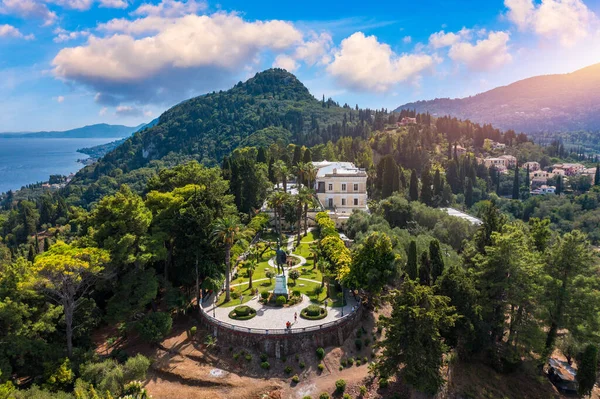 Achilleion Palace Corfu Island Greece Built Empress Austria Elisabeth Bavaria — 스톡 사진