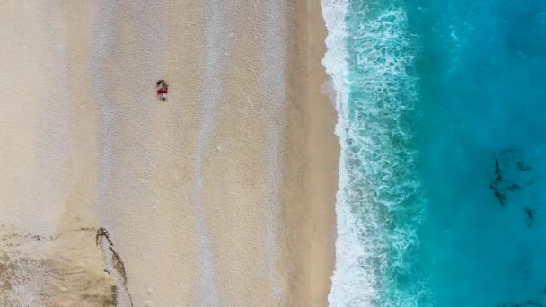 Διάσημη Παραλία Μύρτος Θέα Κεφαλονιά Ελλάδα Παραλία Μύρτος Κεφαλονιά Όμορφη — Αρχείο Βίντεο