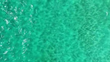 Punta Prosciutto deniz suyu, Punta Prosciutto sahilinde kristal berrak su, İtalyan Maldivleri Puglia İtalya. Punta Prosciutto, İtalya 'nın en güzel plajlarından biri..
