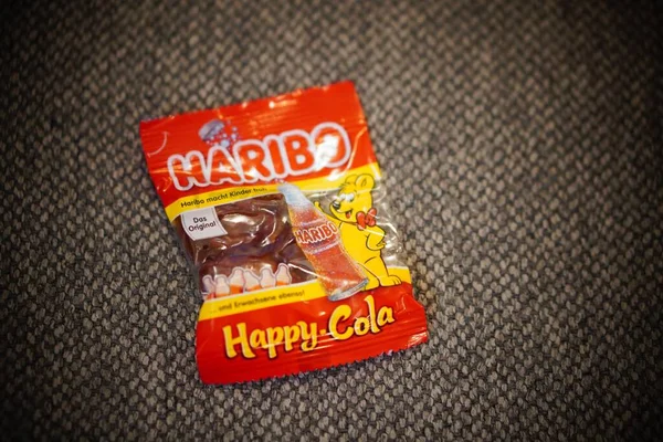 Closeup Shot Haribo Candy Bag — Stock Photo, Image