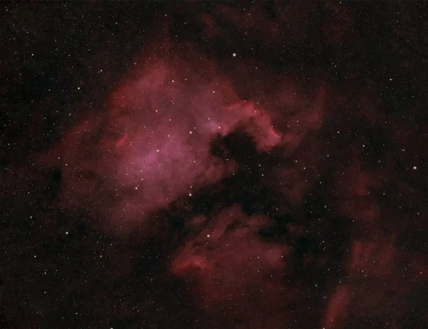 Μια Απεικόνιση Του Όμορφου Κόκκινου Έναστρου Ουρανού Σύννεφα — Φωτογραφία Αρχείου