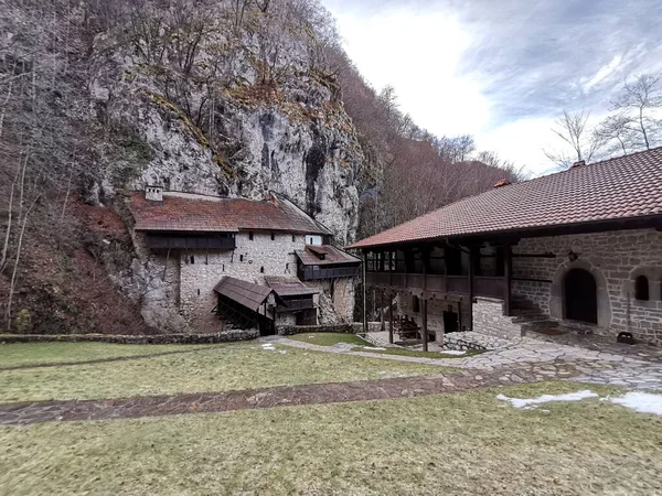 Klasztor Crna Reka Ribarice Tutin Południowo Zachodnia Serbia — Zdjęcie stockowe