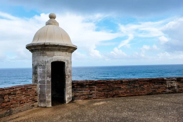Историческая Высотка Башней Сан Хуане Пуэрто Рико — стоковое фото