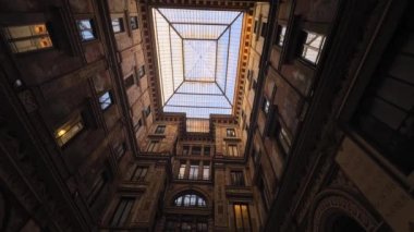 İtalya, Roma 'daki Galerie Sciarra' nın iç kesimi.