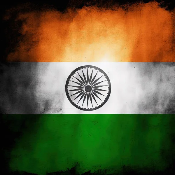 Hindistan Bayrağının Görüntüsü — Stok fotoğraf