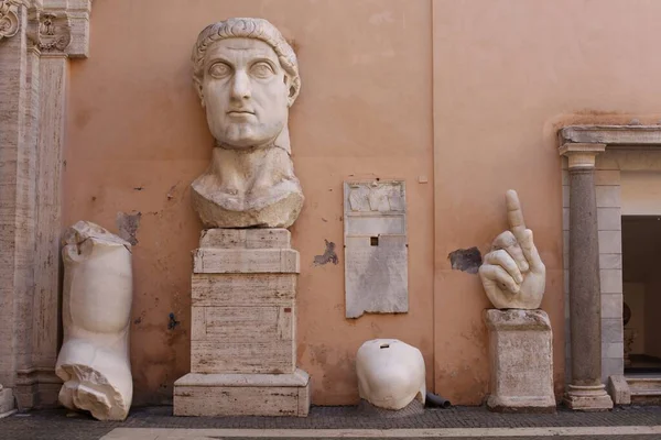 Eine Schöne Aufnahme Der Statue Von Konstantin Dem Großen Capitolini — Stockfoto
