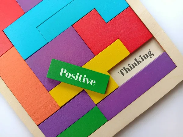 Fondo Colorido Pensamiento Positivo — Foto de Stock