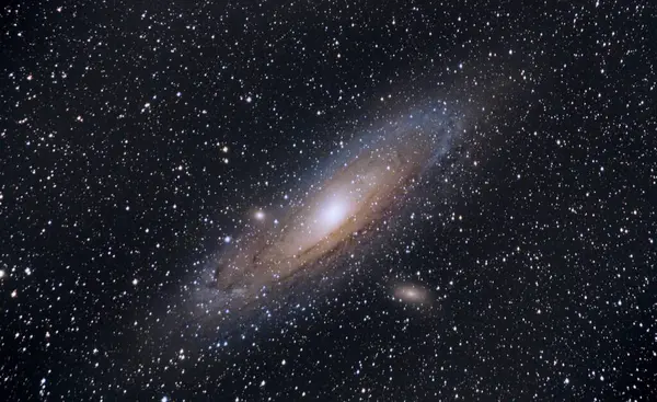 Прекрасный Вид Галактику Андромеды — стоковое фото