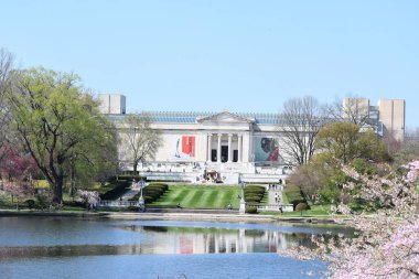 Ohio 'daki Cleveland Sanat Müzesi' nin güzel bir manzarası