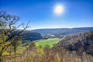Wipper Vadisi 'ndeki Arnsburg harabelerinden bir manzara.