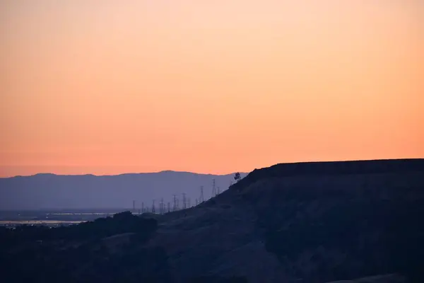 Beautiful Landscape Sunset Hills — Stock Photo, Image