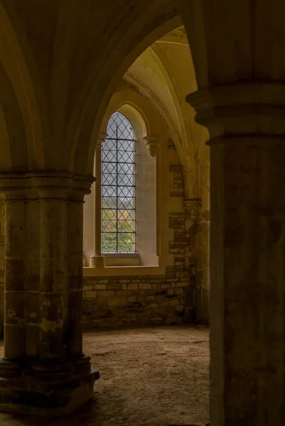 Une Belle Vue Intérieur Abbaye Lacock Angleterre — Photo