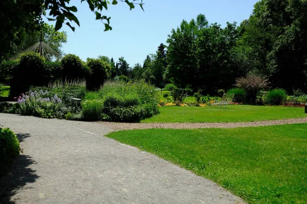 Beautiful View Botanical Garden Augsburg Germany — Stock Photo, Image