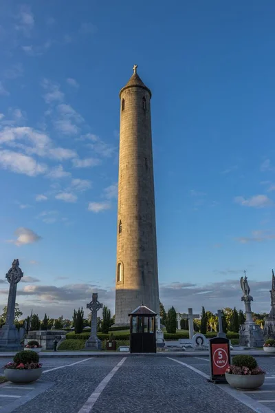 Знаменитая Башня Коннелл Кладбище Района Гласневин Дублине Ирландия — стоковое фото
