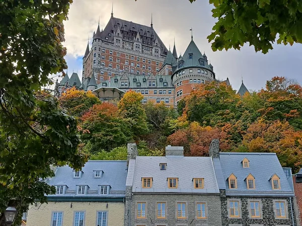 Prachtig Uitzicht Chateau Frontenac Quebec — Stockfoto