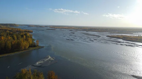 Talkeetna Alaska Nehirler Birleşiyor — Stok fotoğraf