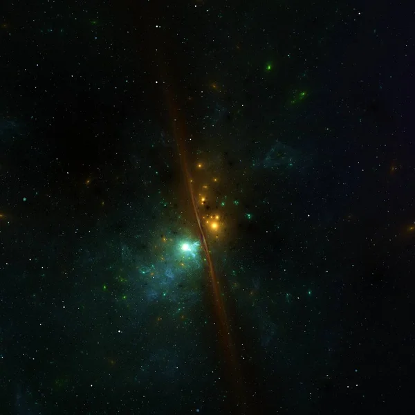 Красивый Вид Галактику Заднем Плане — стоковое фото