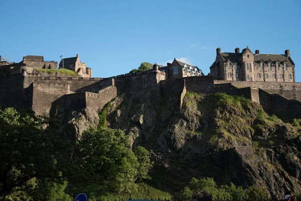 Disparos Alrededor Del Castillo Edimburgo — Foto de Stock