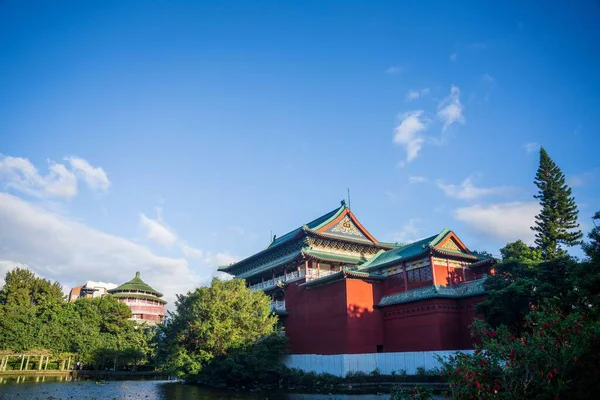 台北植物园及国家博物馆的美丽景色 — 图库照片