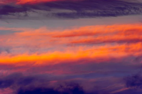 日落时分的风景云彩 — 图库照片