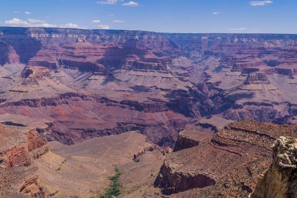 Eine Luftaufnahme Des Atemberaubenden Grand Canyon Nationalparks Arizona Usa Vom — Stockfoto