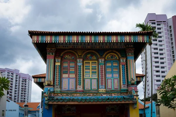 Histórica Casa Tan Teng Niah Little India Singapura — Fotografia de Stock