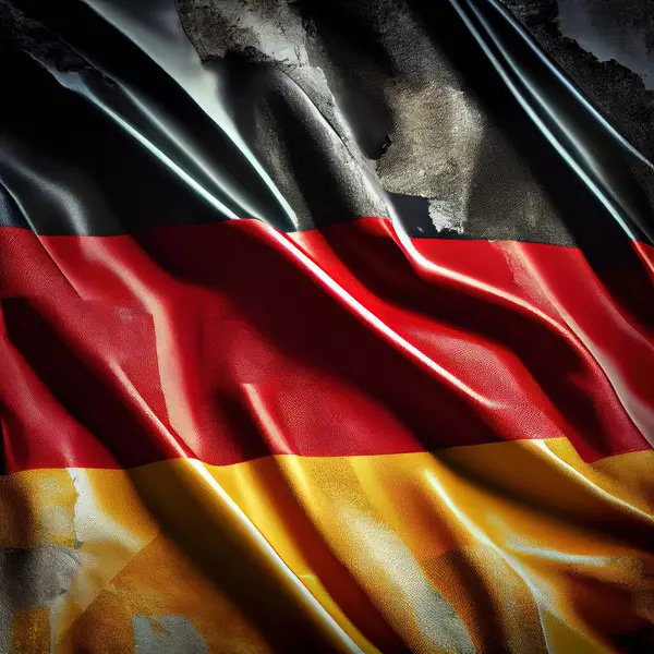 Απόδοση Της Γερμανικής Σημαίας — Φωτογραφία Αρχείου
