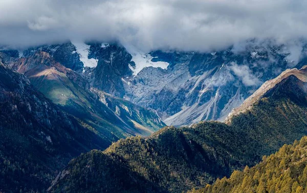 Montanhas Neve Yunnan China — Fotografia de Stock