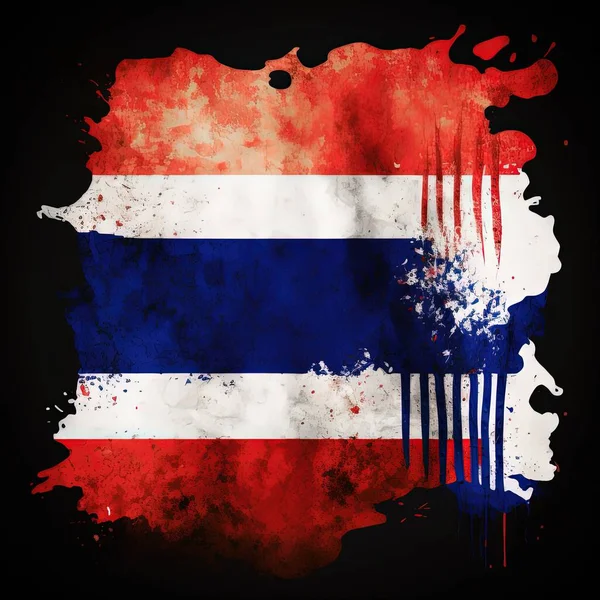 Uma Renderização Bandeira Noruega Fundo Preto — Fotografia de Stock