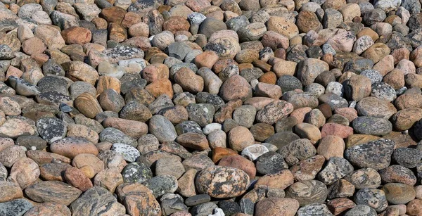 Nahaufnahme Eines Haufens Braungrauer Felsen — Stockfoto