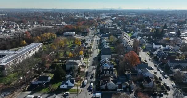 Una Veduta Aerea Drone Della Città Clifton Con Suoi Parchi — Video Stock